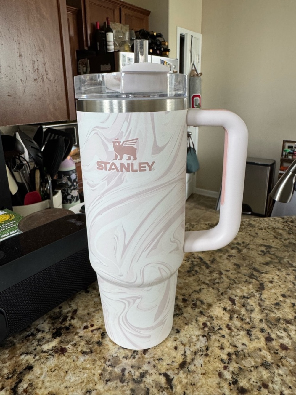 STANLEY Rose Quartz Swirl Marble tumbler 30oz